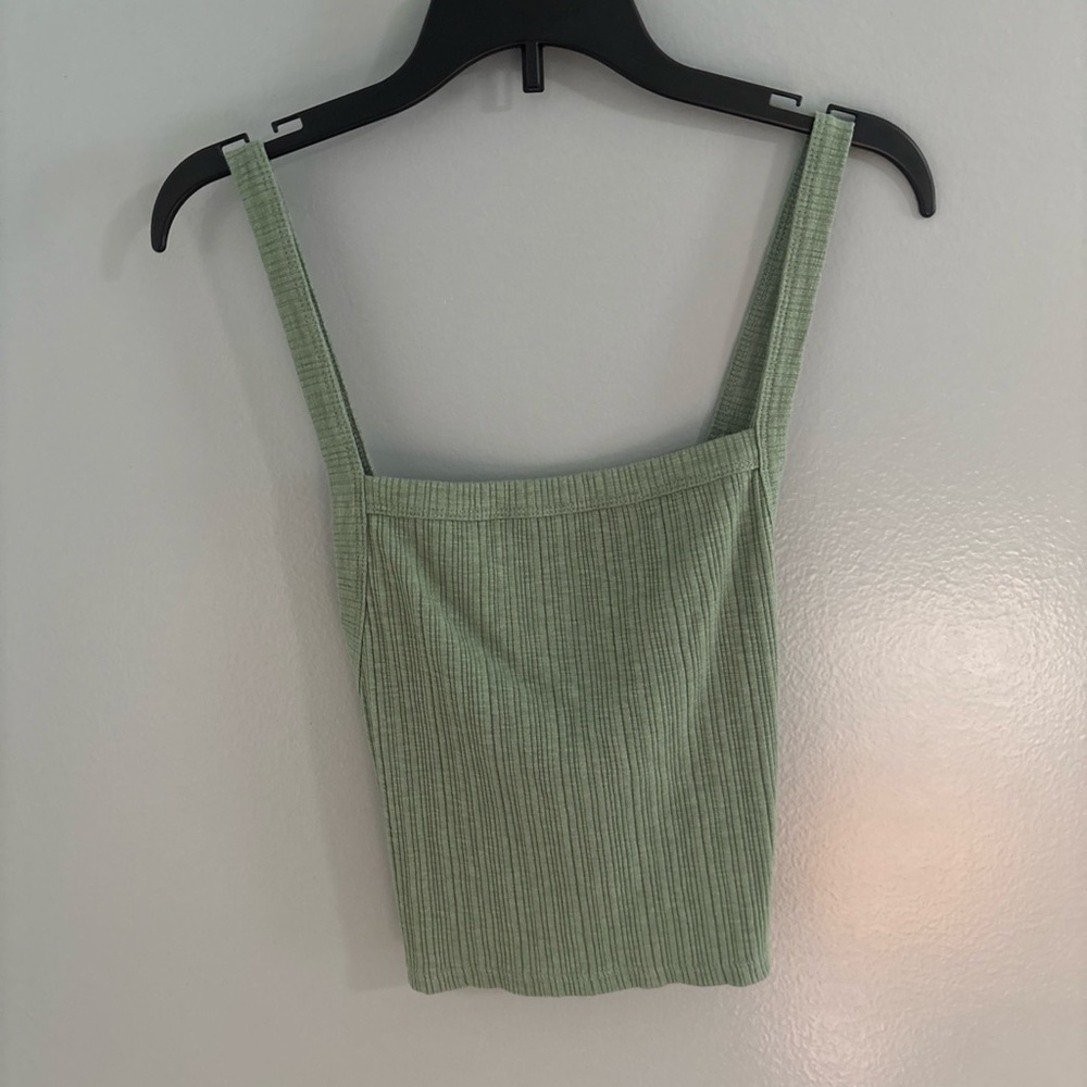 American Eagle Outfitters Sage Green Tank Top